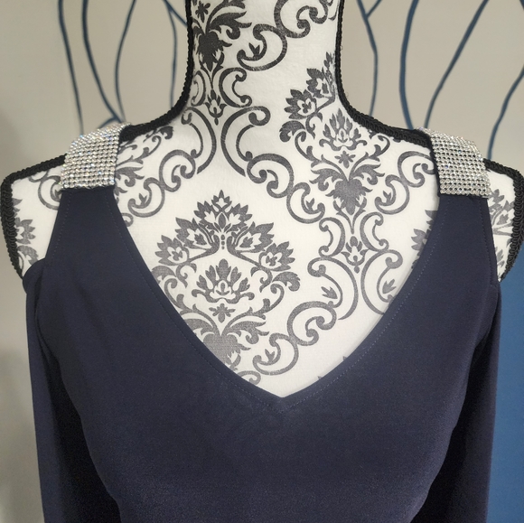 NWOT MSK Cold Shoulder Cocktail Dress - Picture 9 of 14